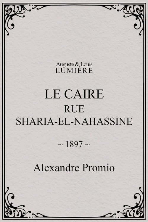 Le Caire, rue Sharia-el-Nahassine