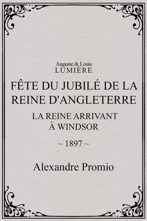 Fête du jubilé de la reine d'Angleterre : la reine arrivant à Windsor