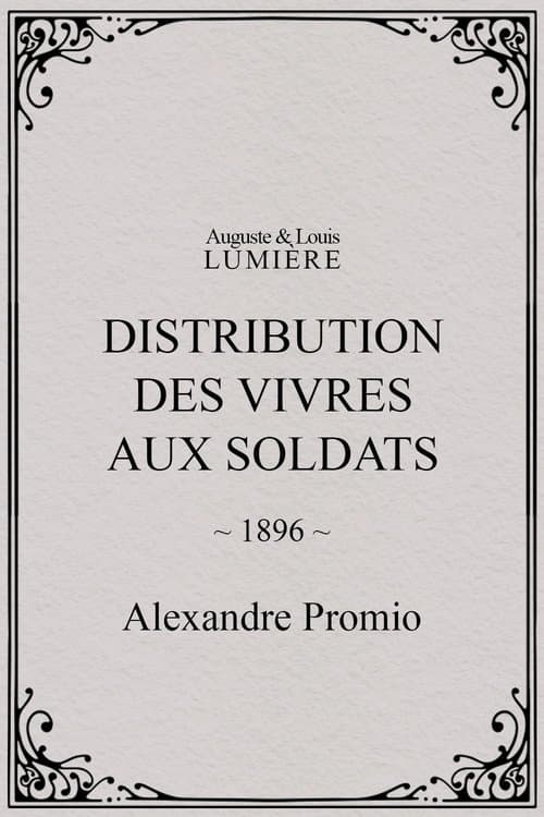 Distribution des vivres aux soldats