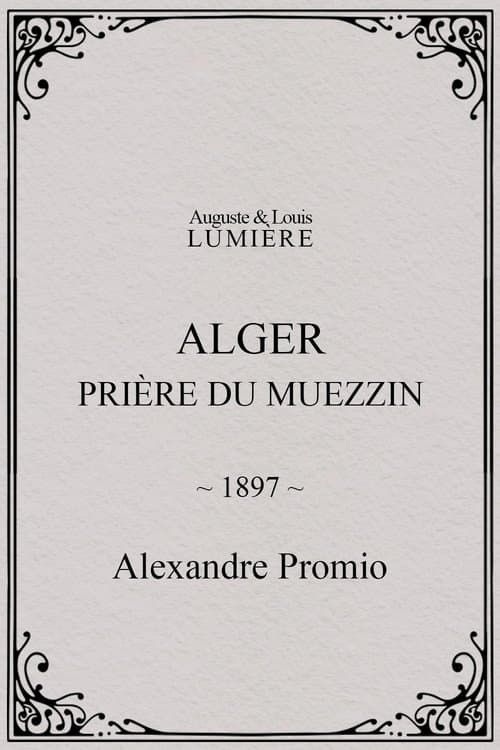 Alger : prière du muezzin