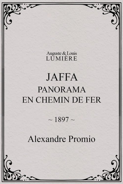 Jaffa : panorama en chemin de fer