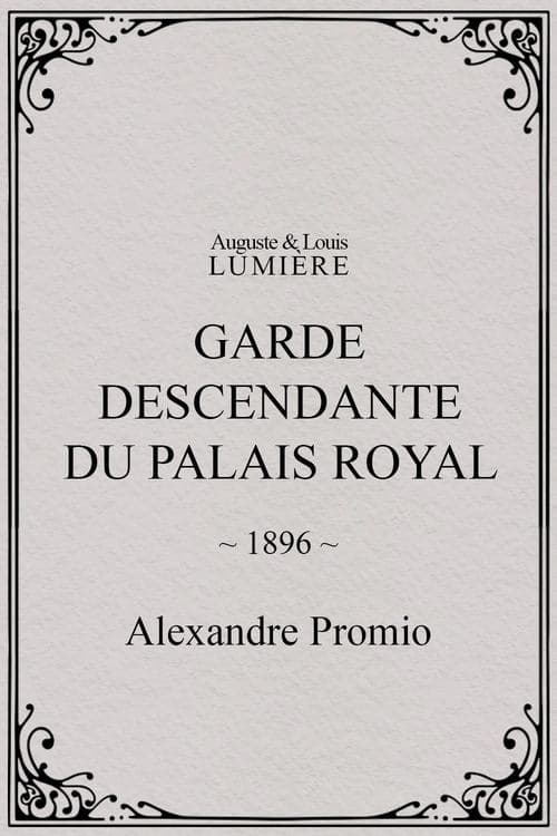 Garde descendante du palais royal