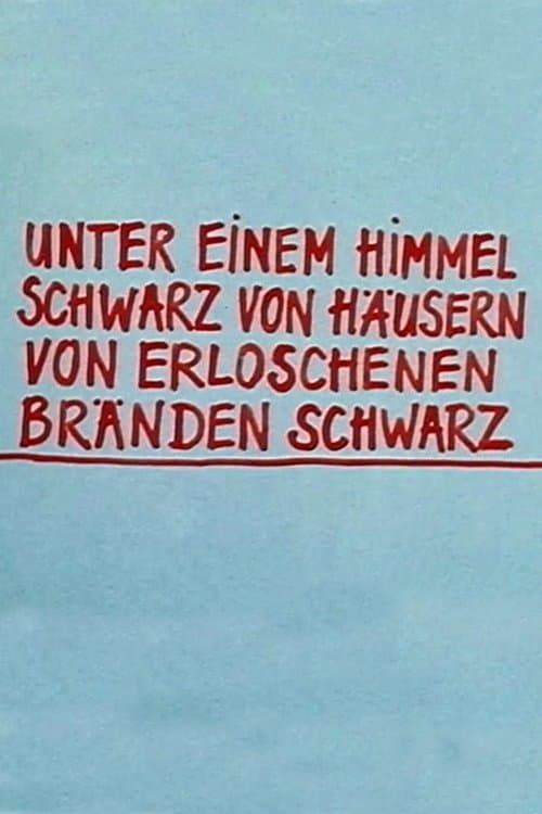 Telekritik: Unter einem Himmel schwarz von Häusern von erloschenen Bränden schwarz