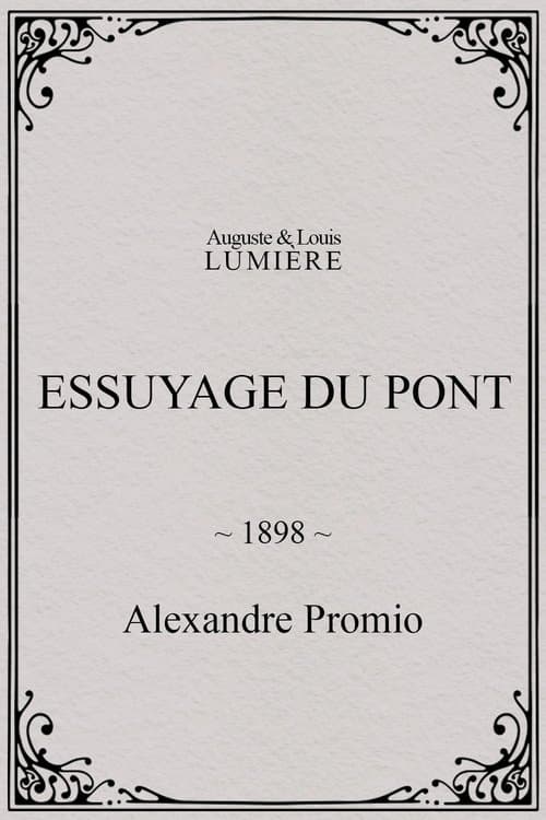 Essuyage du pont