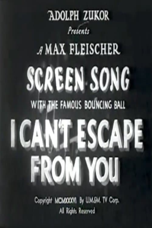 I Can't Escape from You